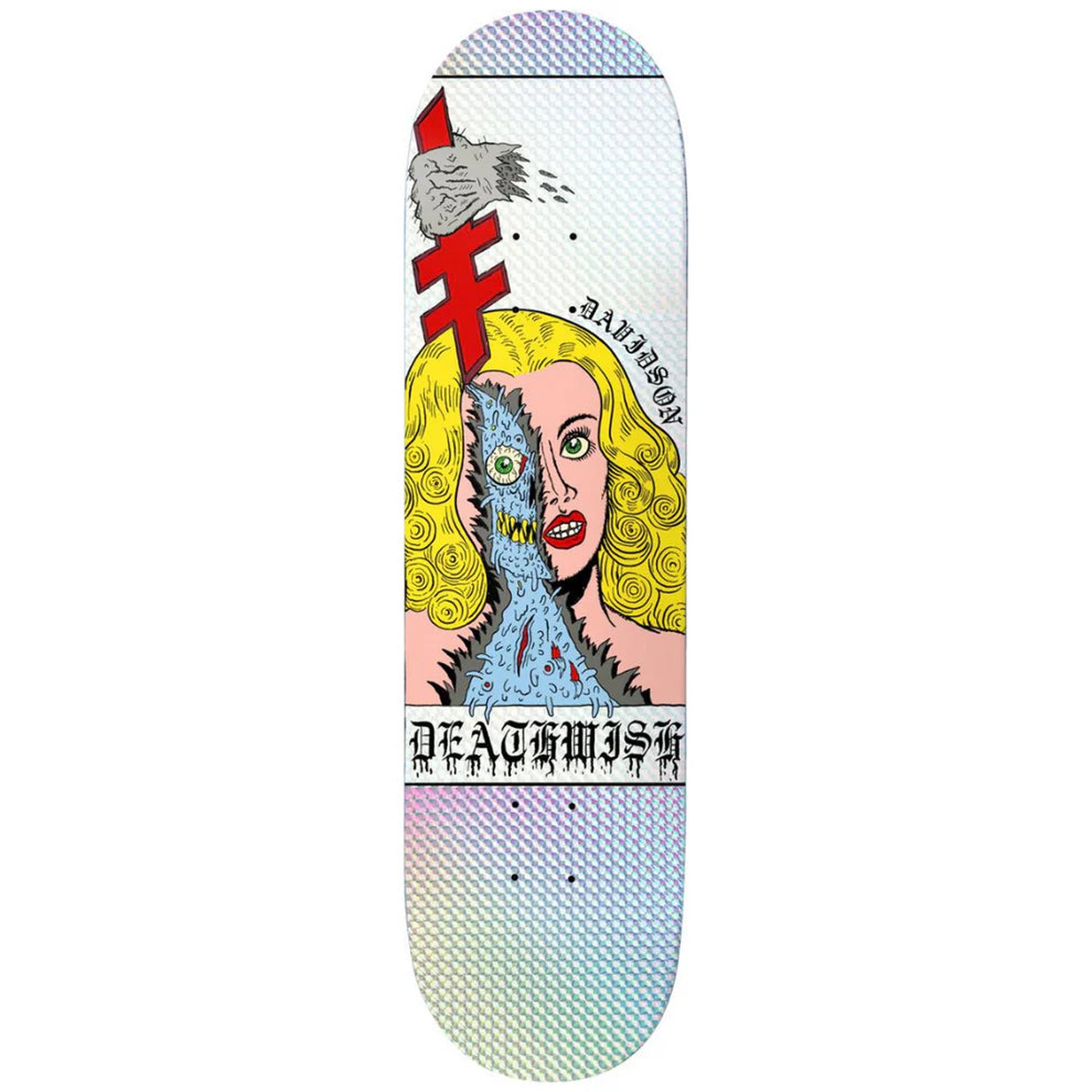 Deathwish Davidson Fake Skin 8" x 31.5" Skateboard Deck