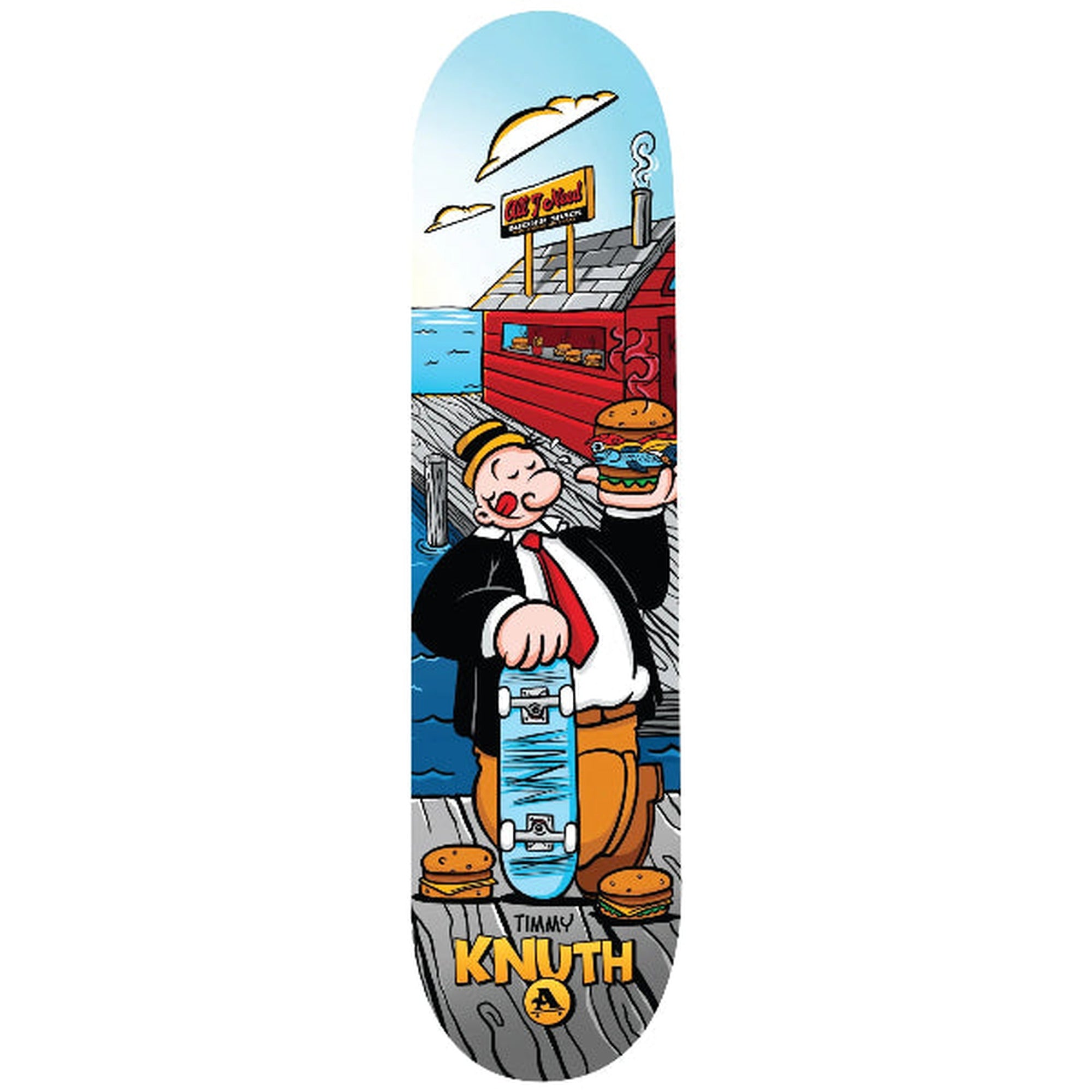 All I Need Skateboards Knuth Wimpy 8.5" Deck