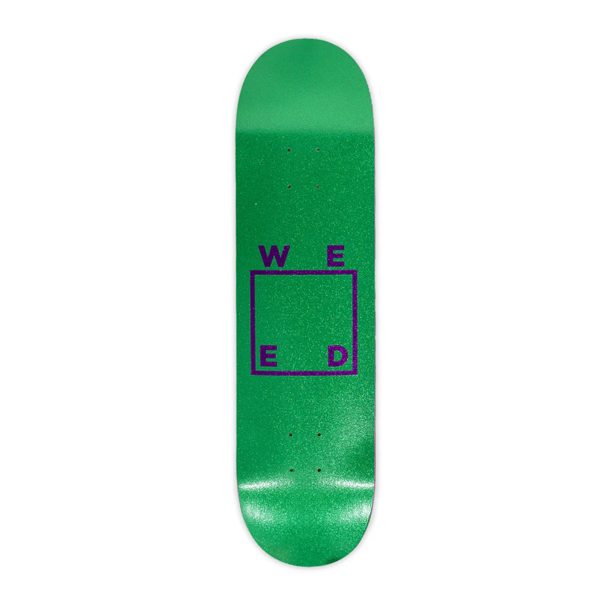 WKND Weed MC 4/20 8.25" x 32" Green Skateboard Deck