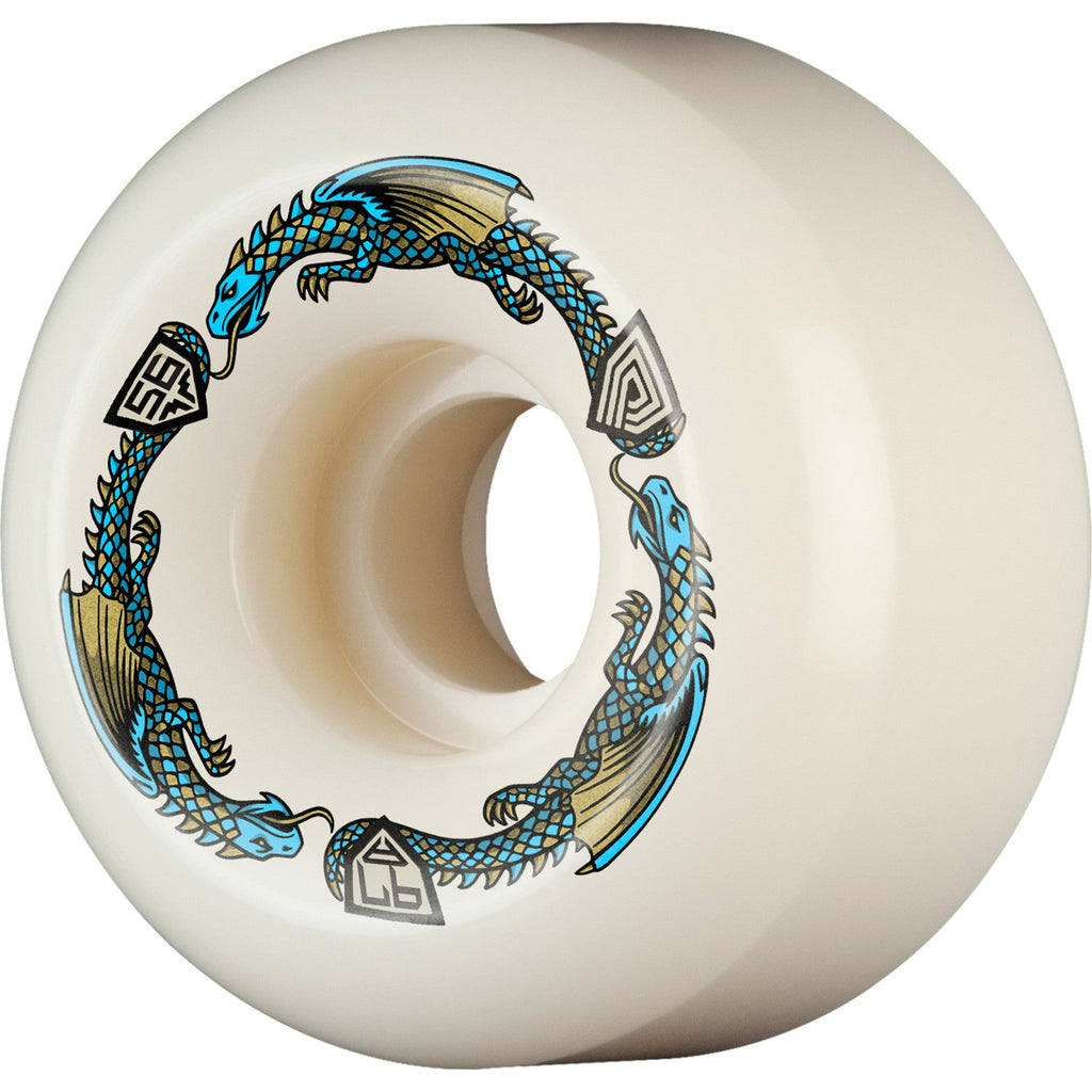 Powell Peralta Dragons 97A V6 Symmetrical Shape Medium 56mm x 36mm Skateboard Wheels