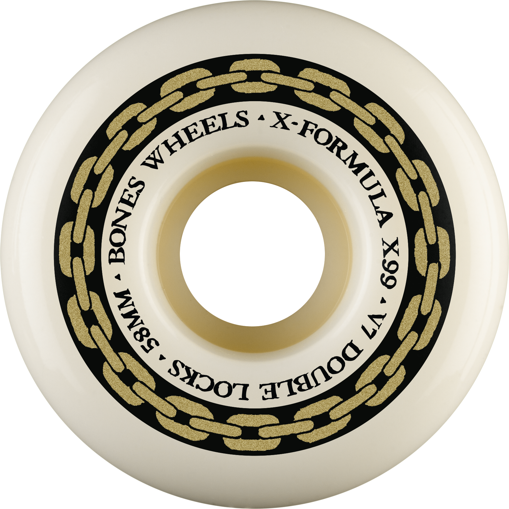 Bones X-Formula X7 Double Locks 58mm 99a Skateboard Wheels