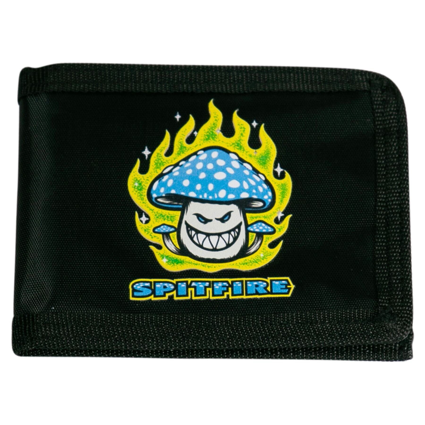 Spitfire Bighead Mushroom Black Wallet