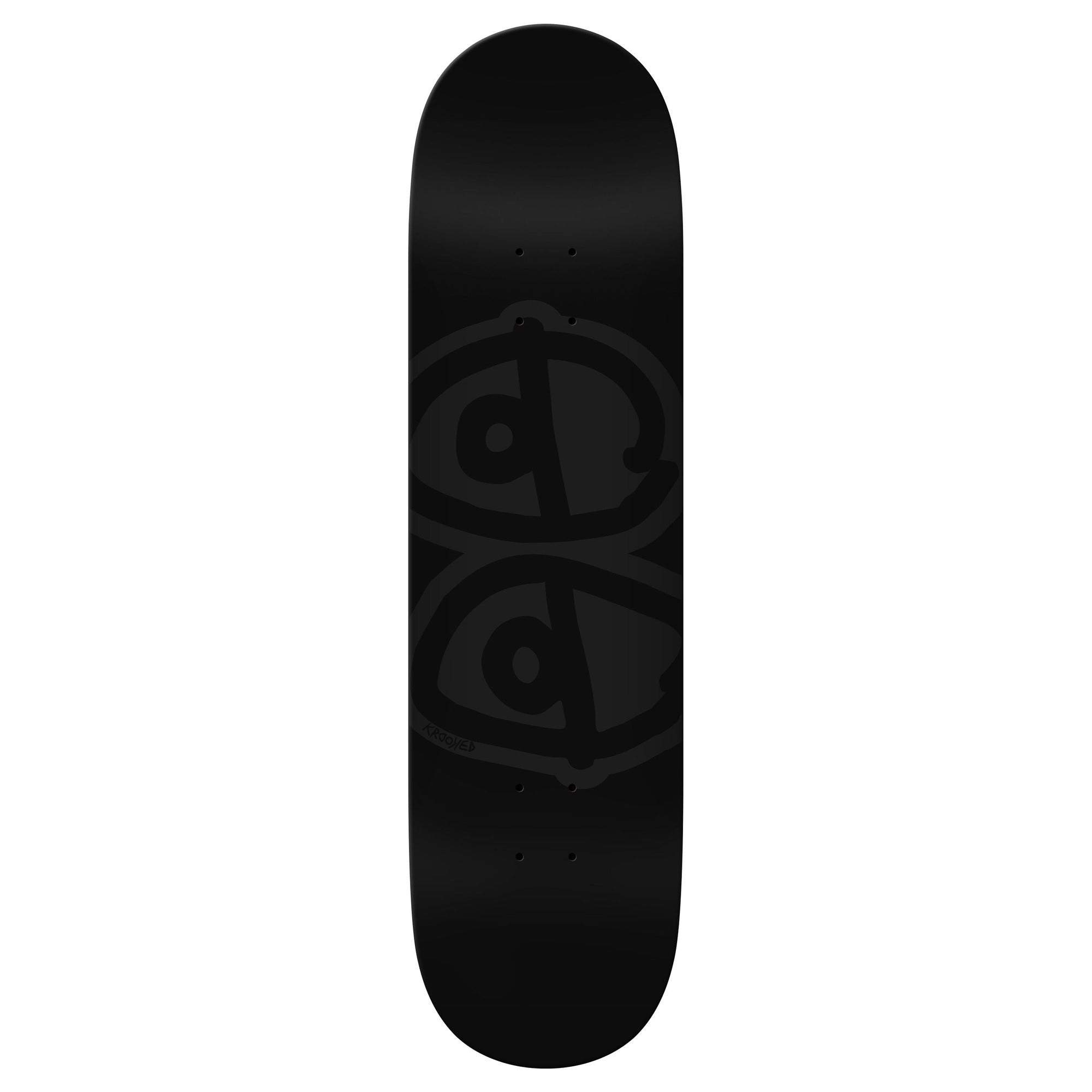 Krooked Team Eyes 8.5" x 31.8" Black Skateboard Deck