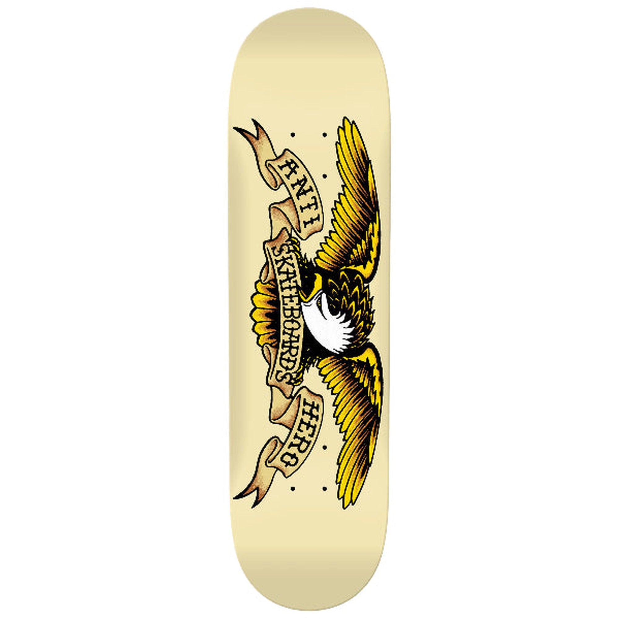 Antihero Classic Eagle 8.62" x 32.56" Beige Skateboard Deck