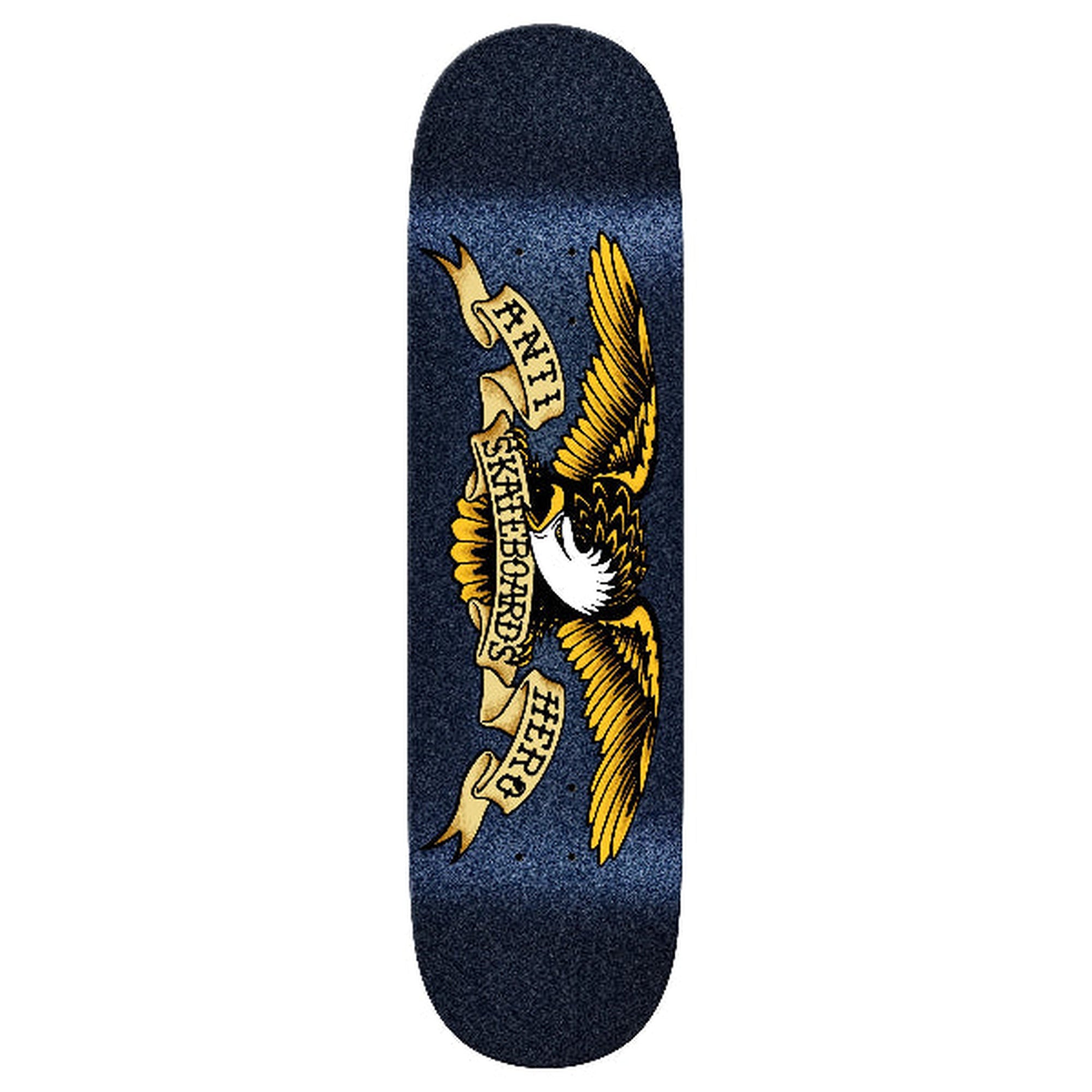 Antihero Easy Rider Classic Eagle 8.5" x 31.85" Blue Glitter Skateboard Deck