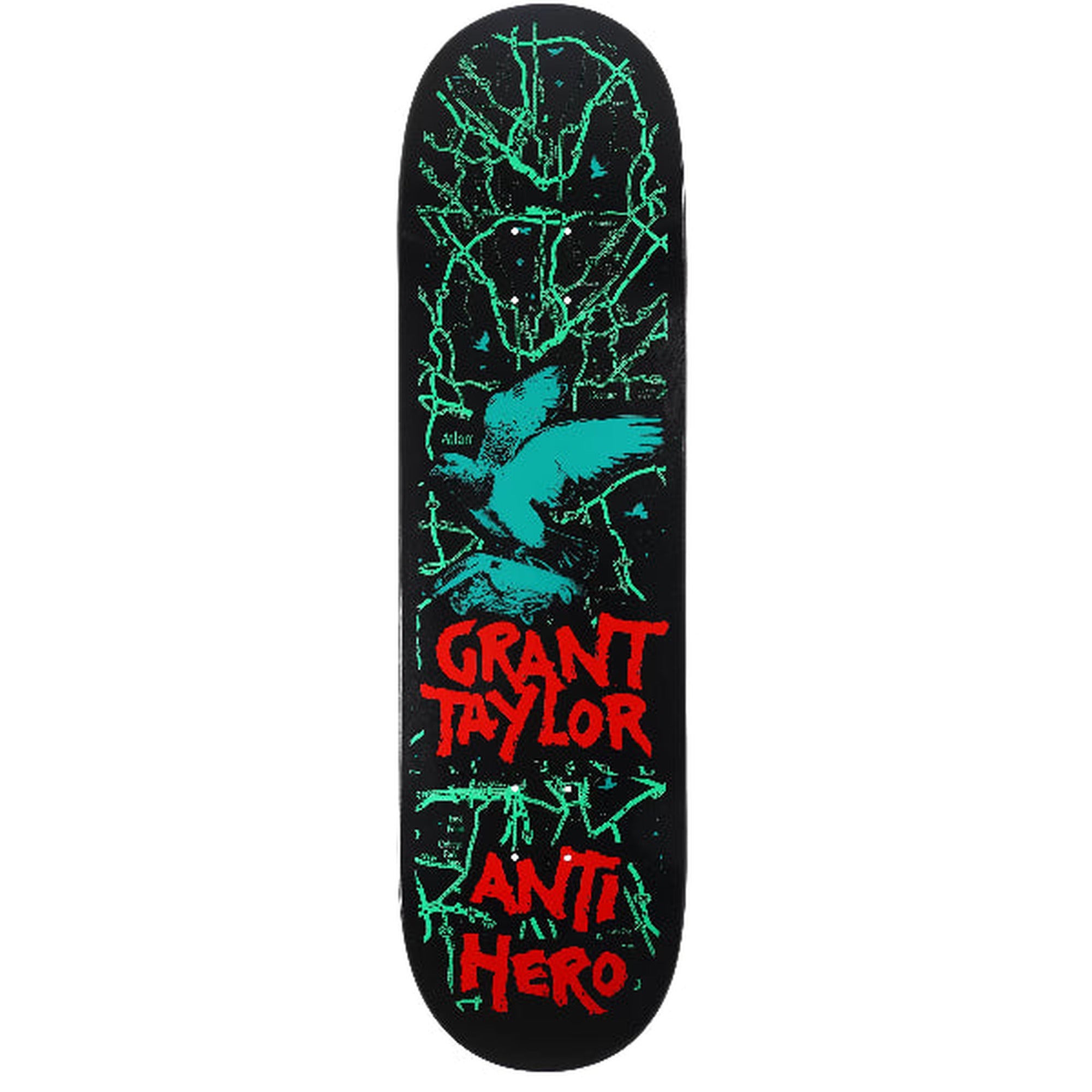 Antihero Taylor Repossessed GITD 9" x 32.25" Black Skateboard Deck
