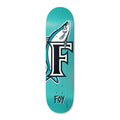 Deathwish Jamie Foy Slot Deck 8.25” x 31.5” Teal Skateboard Deck