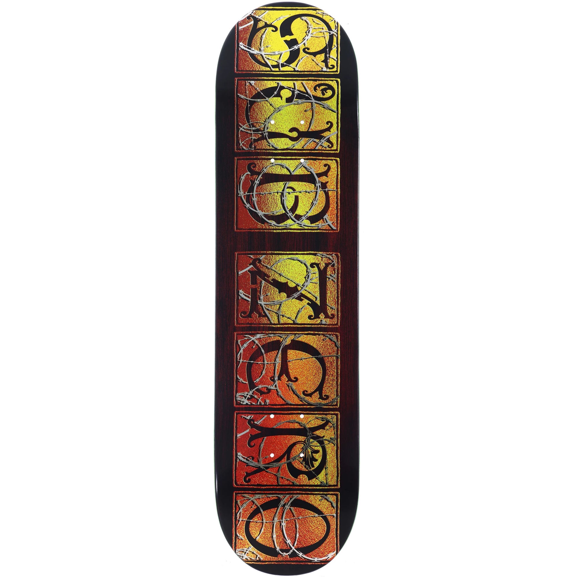 Heritage Sub Zero Razor Wire 8" x 31.5" Brown EX7 Skateboard Deck