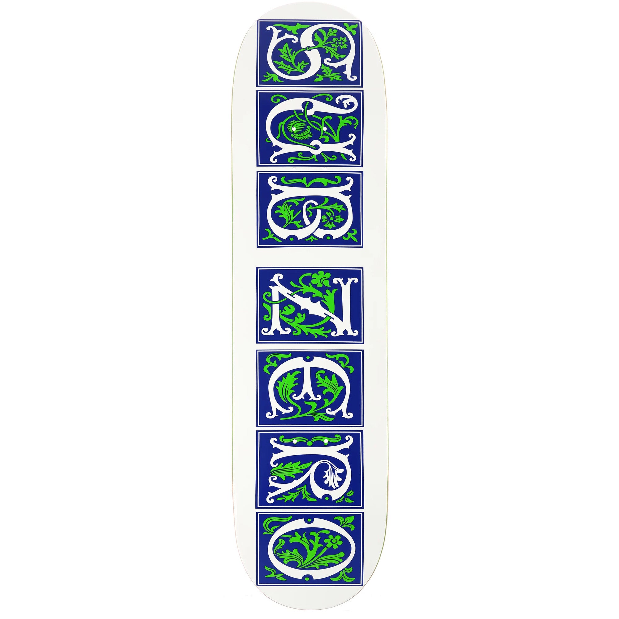 Heritage Sub Zero Vines 8.25" x 32" White EX7 Skateboard Deck