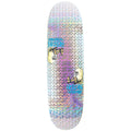 Heroin Symmetrical Hollow Egg Twin 9.25" X 32" Silver Foil Skateboard Deck
