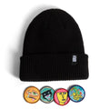 Girl Legend Head Patch Black Beanie