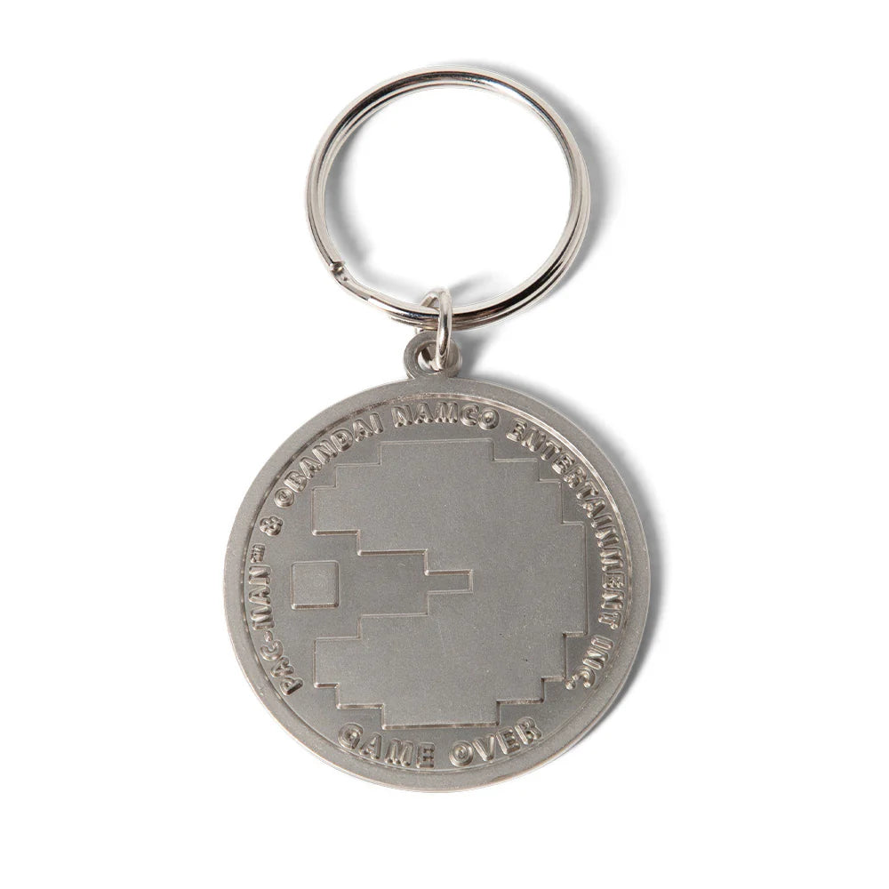Girl x Pac-Man Game Token Key Chain