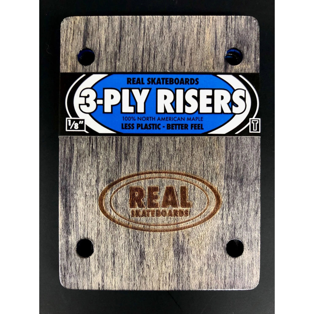Real Skateboards 1/4" 5 Ply Wooden Risers for Thunder Trucks (Set of 2)