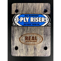 Real Skateboards 1/4" 5 Ply Wooden Risers for Thunder Trucks (Set of 2)