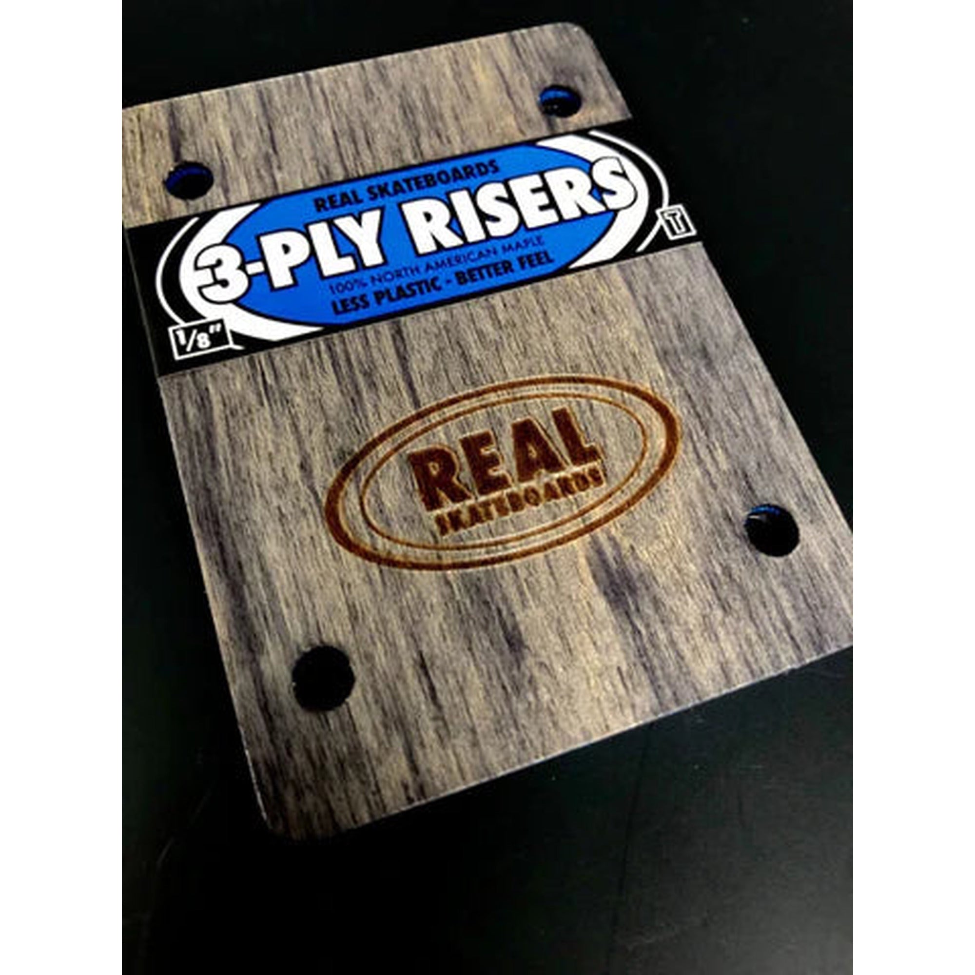Real Skateboards 1/4" 5 Ply Wooden Risers for Thunder Trucks (Set of 2)