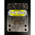 Real Skateboards 1/8" 3 Ply Wooden Risers Universal Fit (Set Of 2)