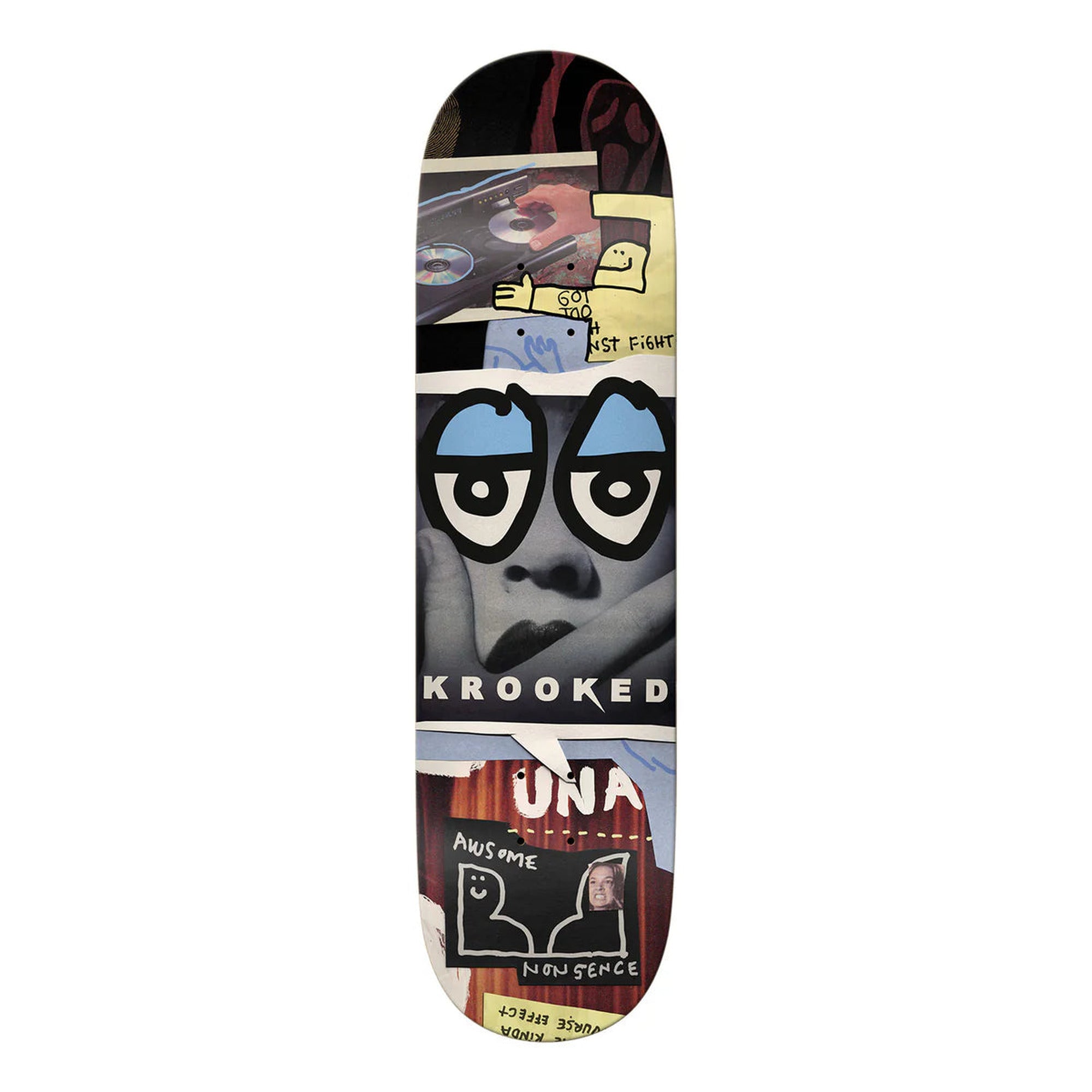 Krooked Una Farrar Nonsence 8.28" x 31.7" Skateboard Deck