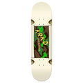 Krooked Team Kamo Wheel Wells 8.5" x 31.85" White Skateboard Deck