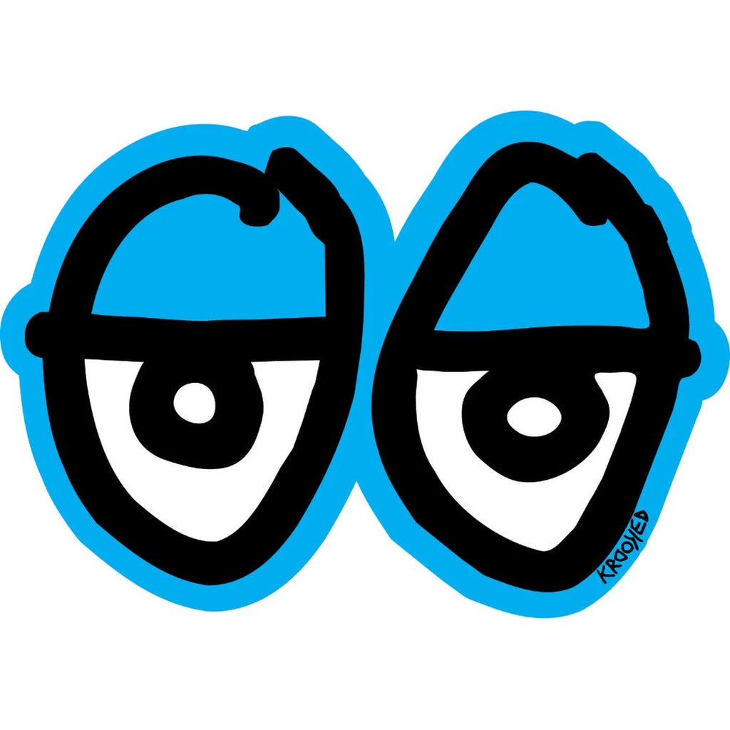 Krooked Eyes Diecut Medium Sticker