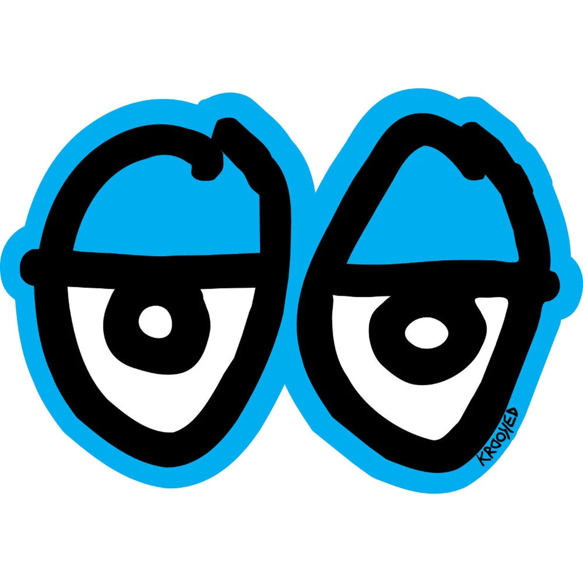 Krooked Eyes Diecut Medium Sticker
