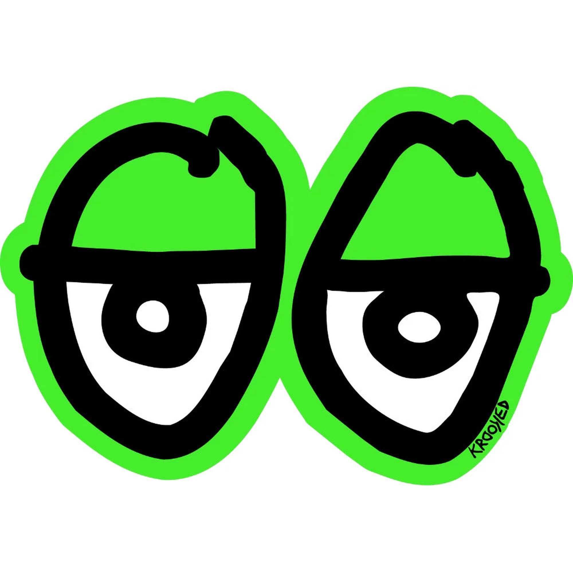 Krooked Eyes Diecut Medium Sticker