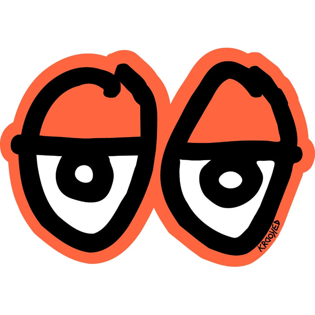 Krooked Eyes Diecut Medium Sticker