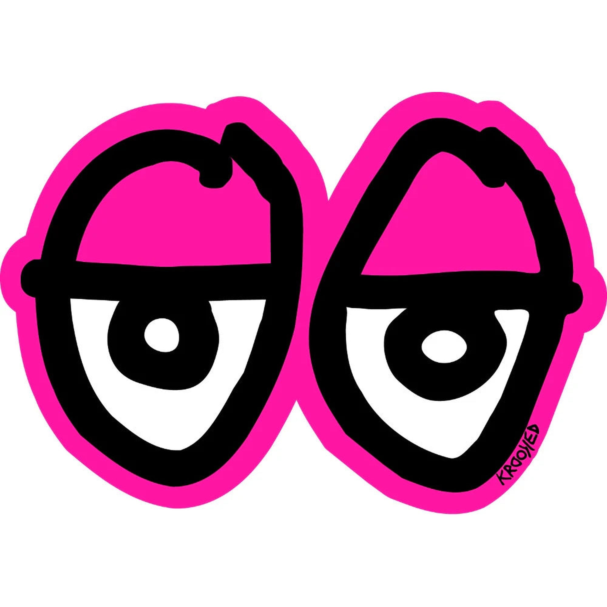 Krooked Eyes Diecut Medium Sticker