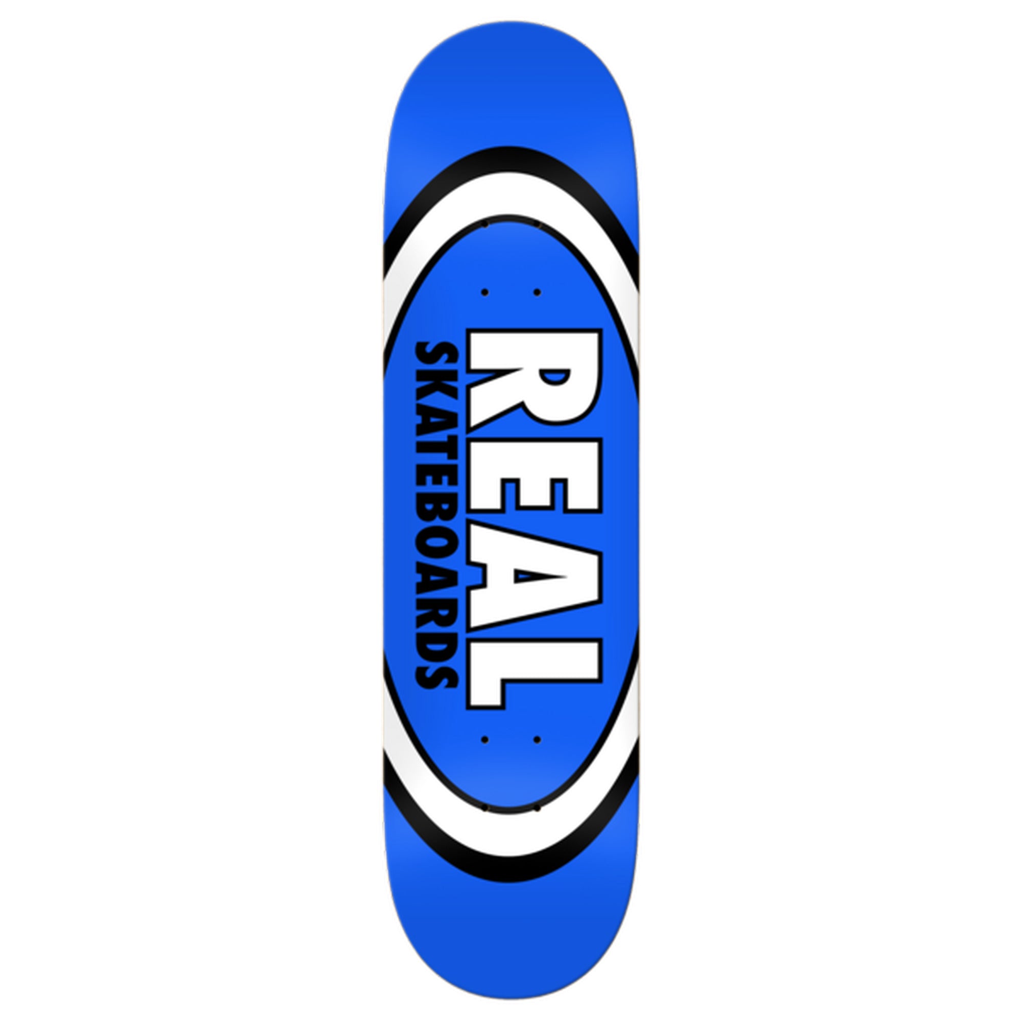 Real Team Classic Oval 8.5" x 31.85" Blue Skateboard Deck