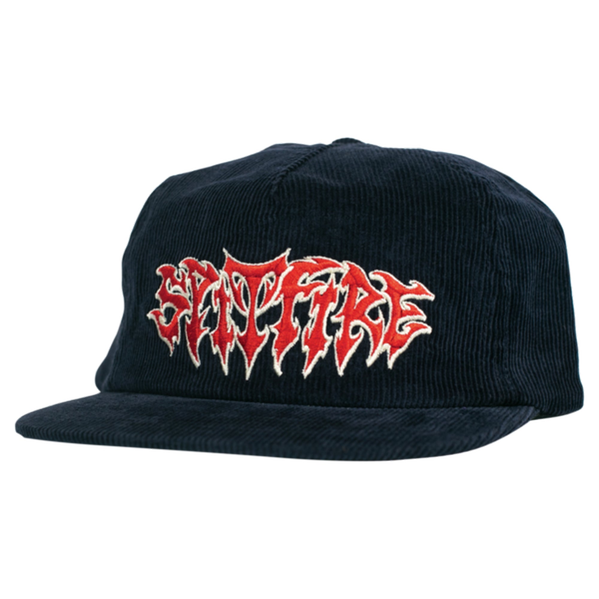 Spitfire Demon Script Navy Snapback Hat