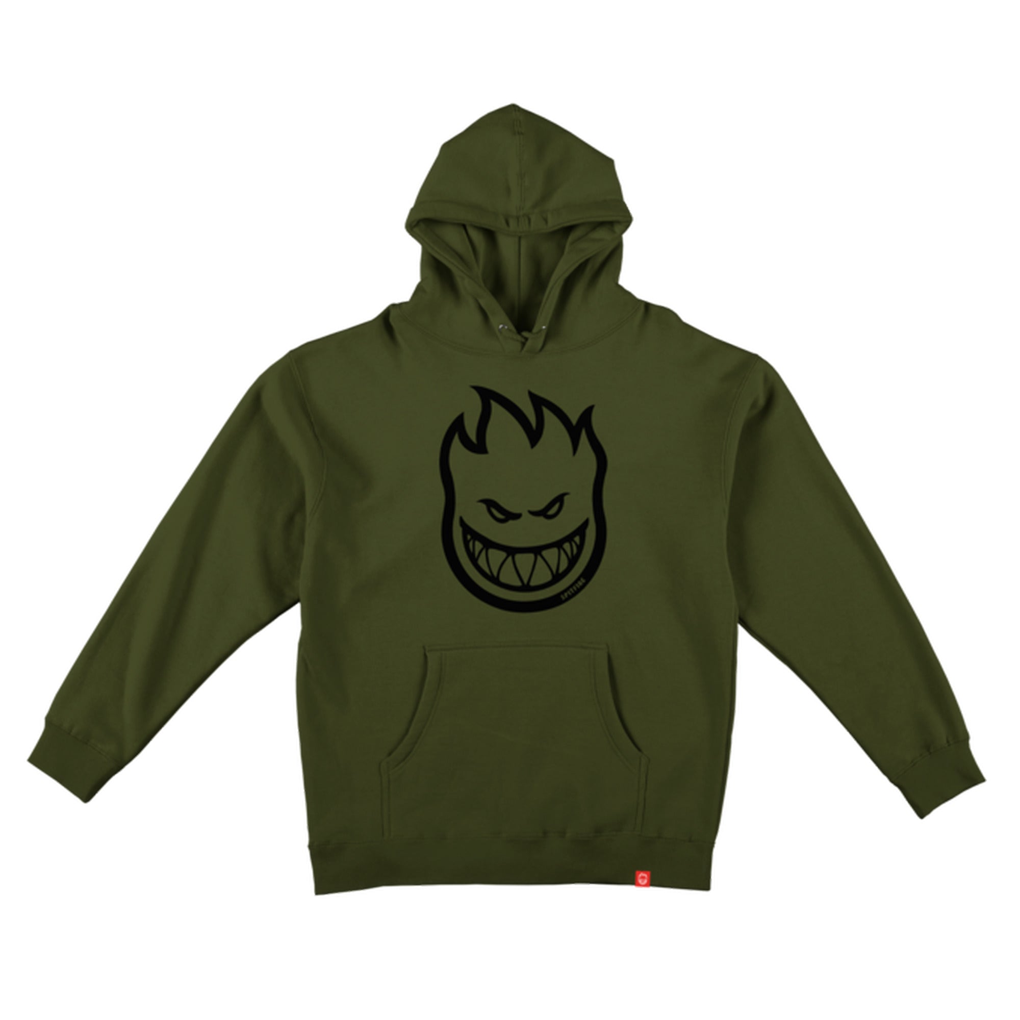 Spitfire Bighead Olive Hoodie