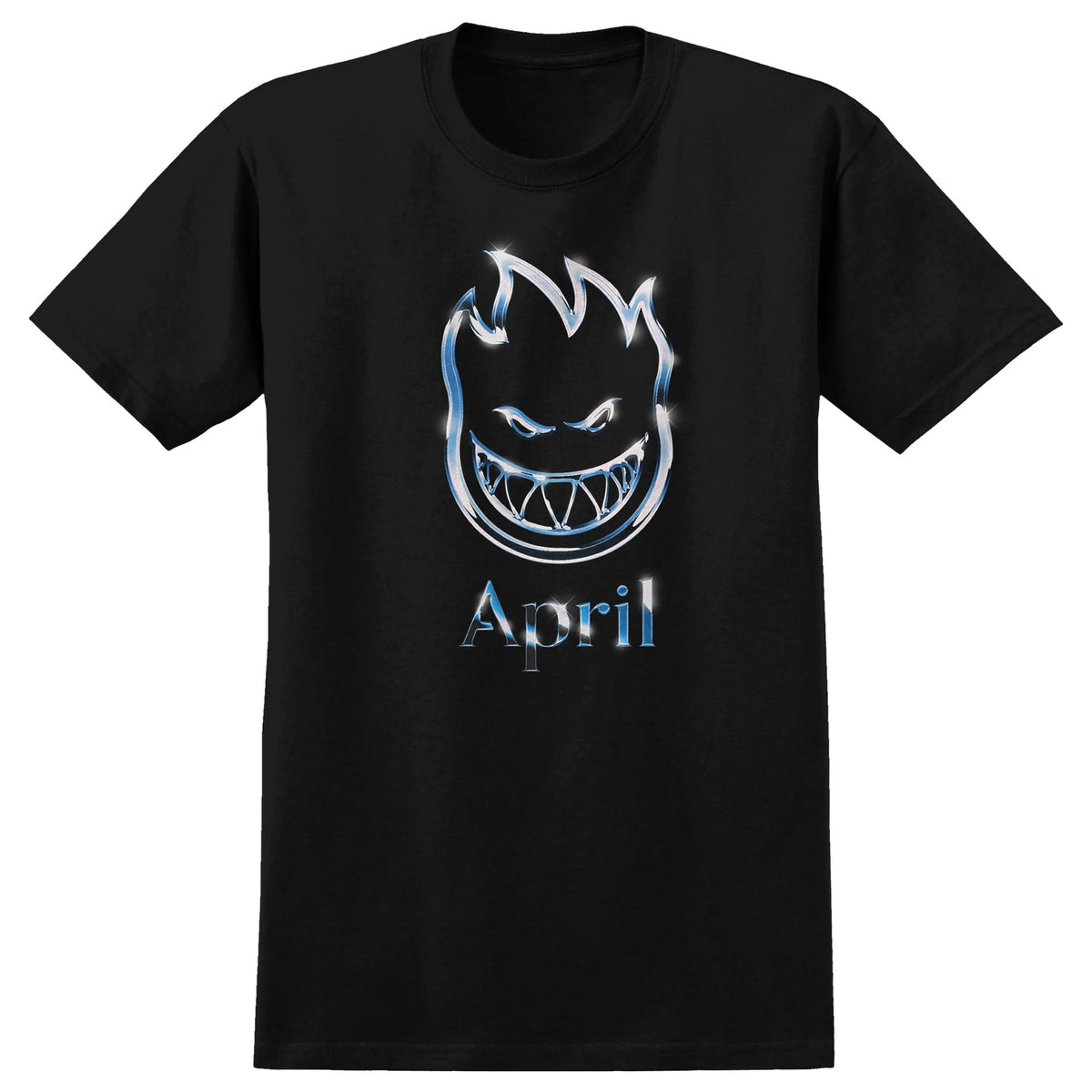Spitfire x April Chrome Bighead Black T-Shirt