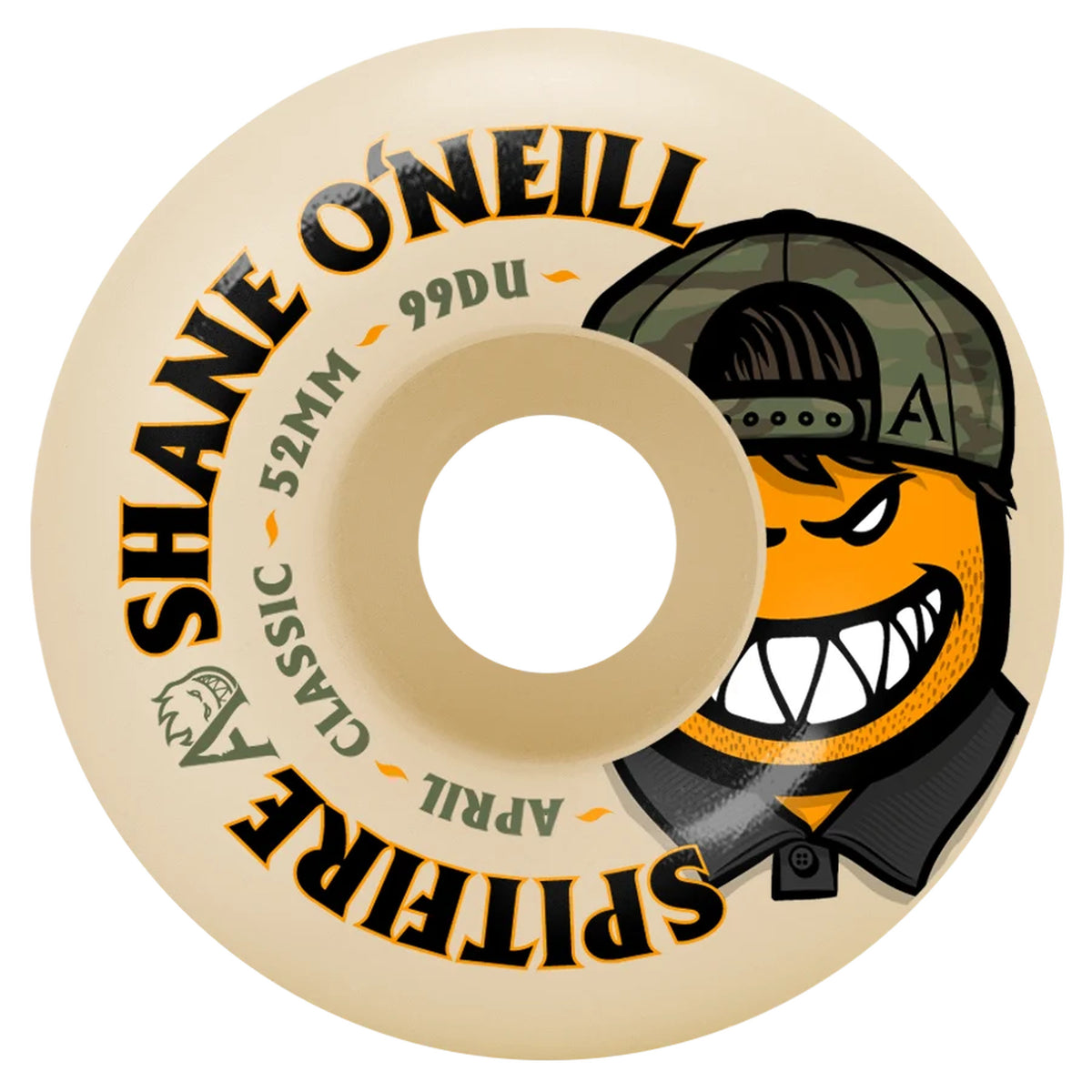 Spitfire x April F4 (Formula Four) 54mm 99du Shane O'Neill Classic Skateboard Wheels