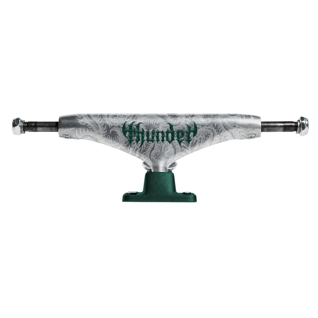 Thunder T-II Team Catalyst Re-Gen Silver/Green Skateboard Trucks