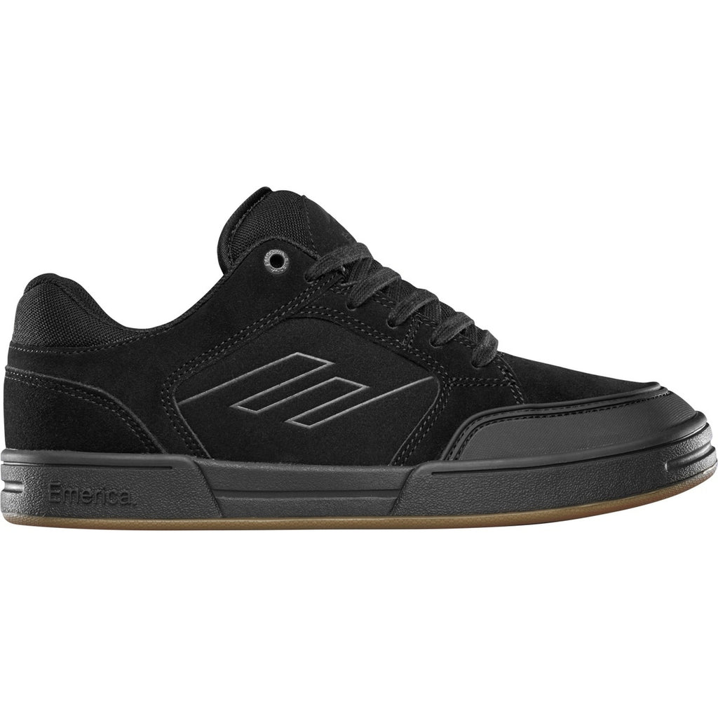 Emerica Heritic Black/Black Skateboard Shoe