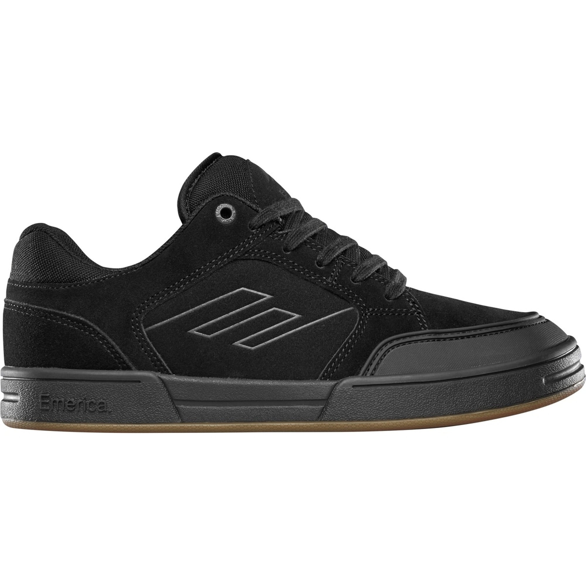Emerica Heritic Black/Black Skateboard Shoe