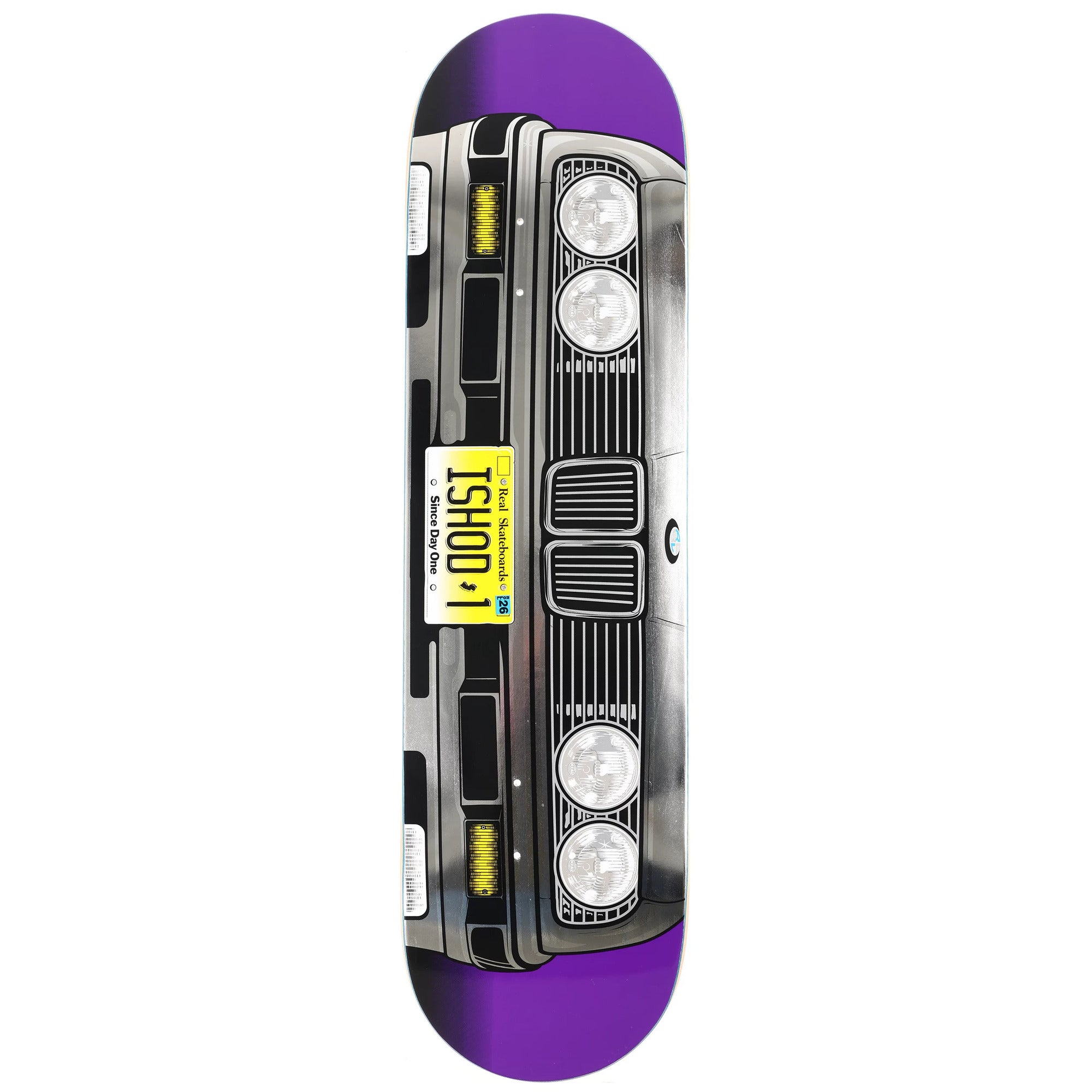 Real Ishod Wair Grille LTD Twin Tail 8.5” x 32.2” Silver Foil Purple Deck