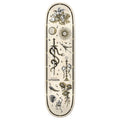 Real Kyle Walker Engraved 8.38” x 32.25” Cream Skateboard Deck