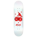 Real Nicole High Roller Twin Nose 8.35" x 32" White Skateboard Deck