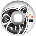Pig Head Natural 55mm 101a Skateboard Wheels