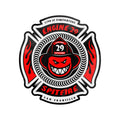 Spitfire x SFFD Engine 29 Maltese 3.75" Sticker