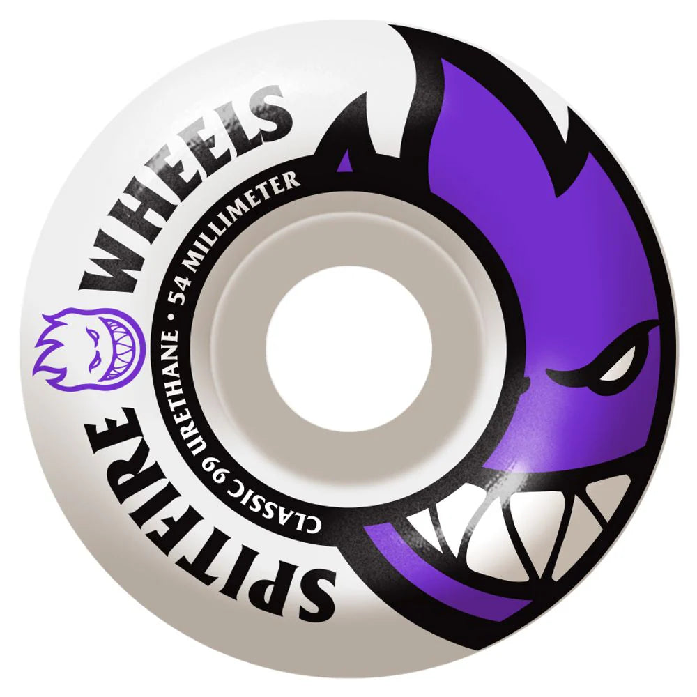 Spitfire Bighead 54mm Purple Skateboard Wheels