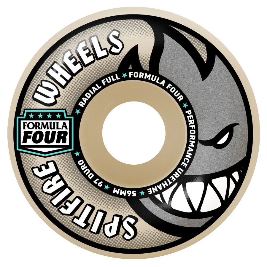Spitfire Formula 4 54mm 97a Radial Full Skateboard Wheels