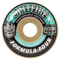 Spitfire Formula 4 54mm 97a Conical Full White/Turquoise Skateboard Wheel