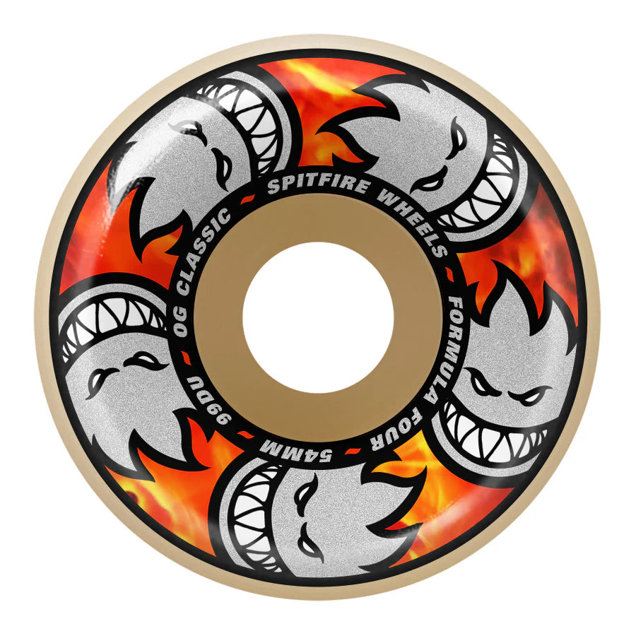 Spitfire F4 (Formula Four) 99DU Multiball OG Classic Natural 54MM Skateboard Wheels
