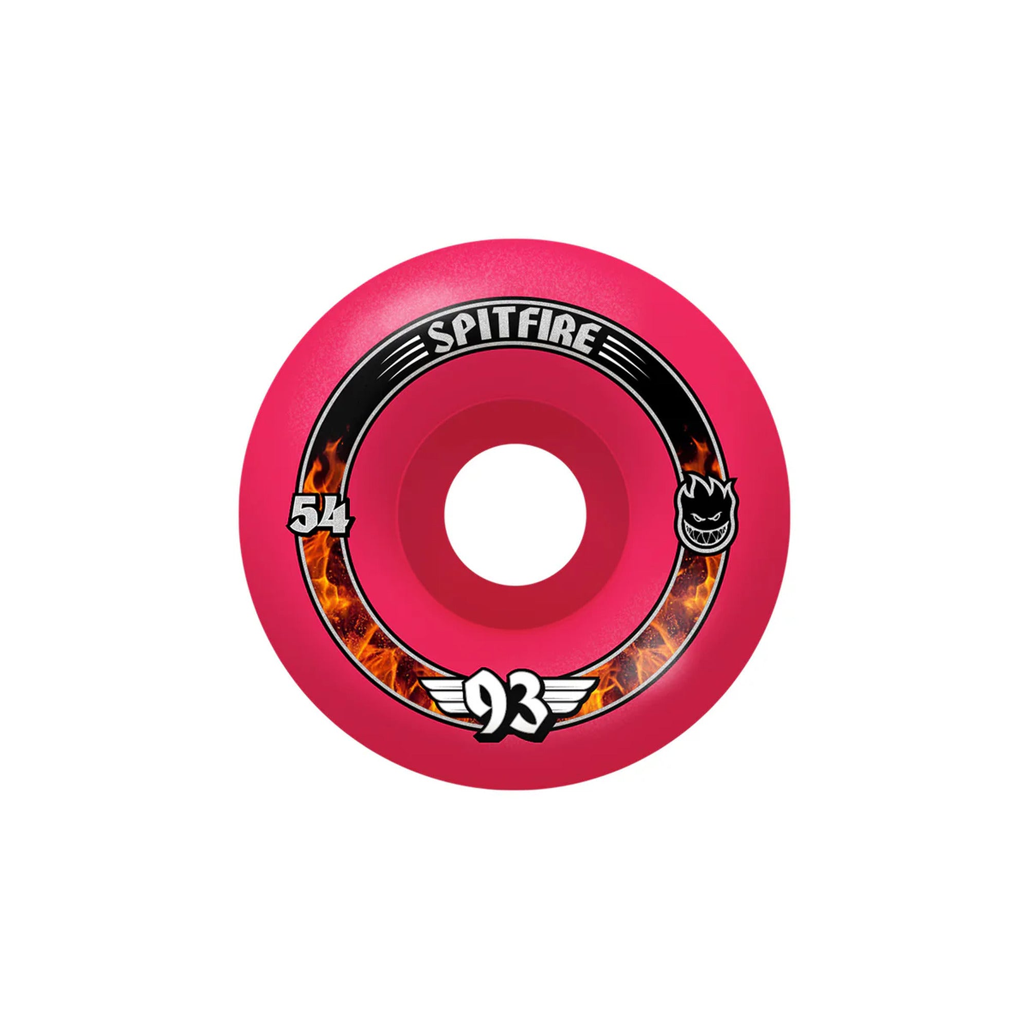 Spitfire F4 (Formula Four) 93DU Soft Sliders Radial 54mm Pink Skateboard Wheels
