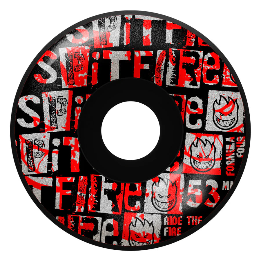 Spitfire F4 (Formula Four) 99du Ransom Radial Black 53mm Skateboard Wheels