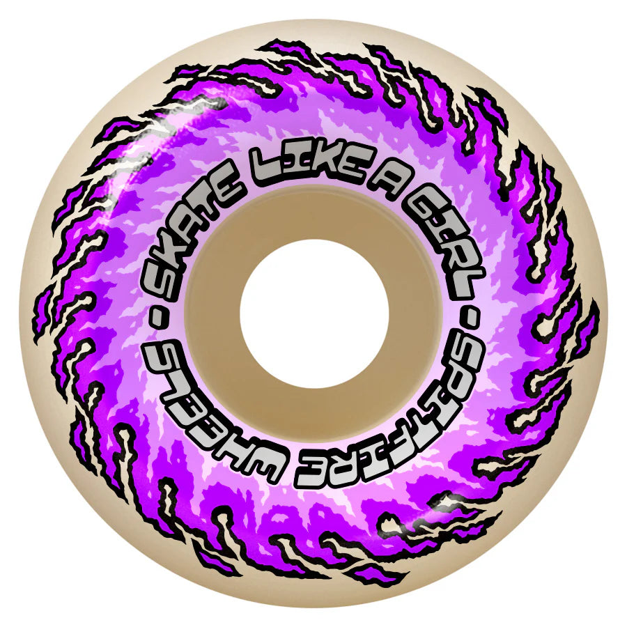 Spitfire X Skate Like A Girl F4 (Formula 4) 99A OG Classic 54mm Skateboard Wheels