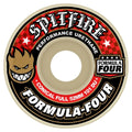 Spitfire F4 (Formula Four) 101D Conical Full White/Red Print Skateboard Wheels