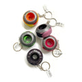 Spitfire Assorted Color Wheel Key Chain