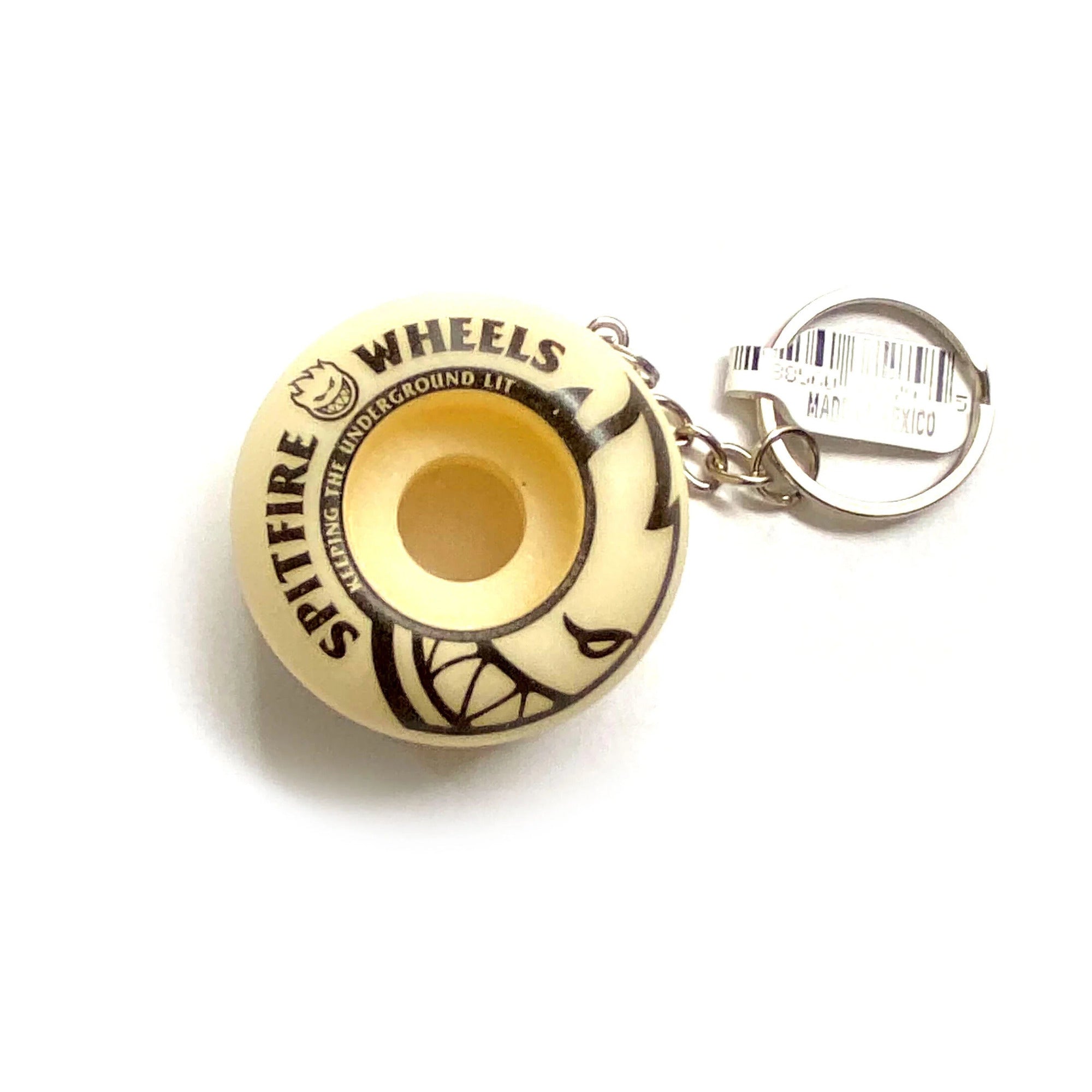 Spitfire Natural Wheel Key Chain